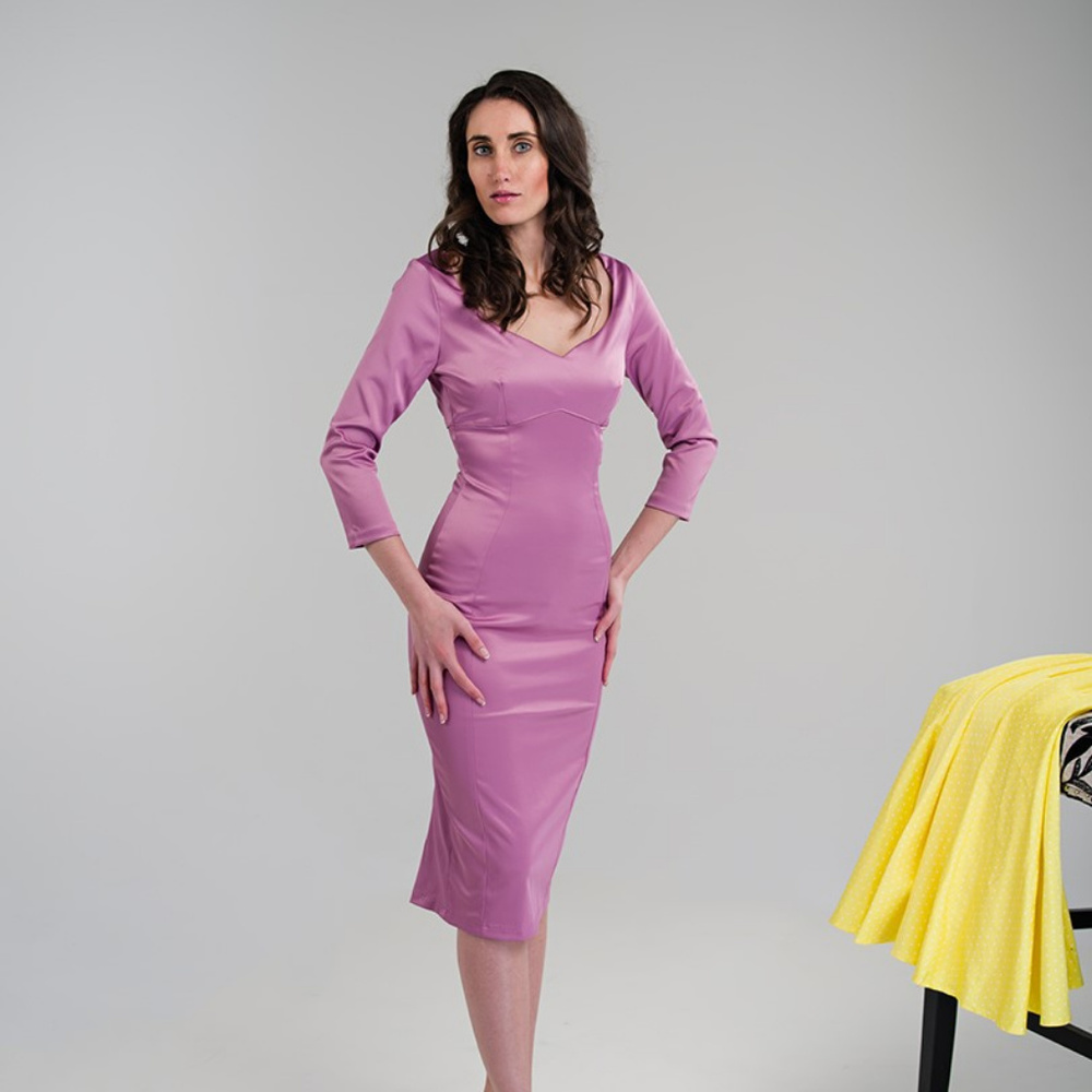 Priscilla 3/4 Sleeve Dress